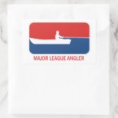 Major League Angler Rechthoekige Sticker (Tas)
