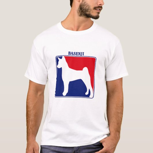 Major League Basenji t-shirt (Voorkant)