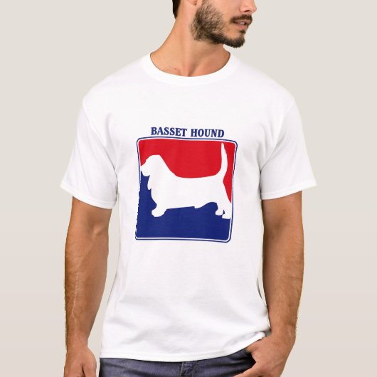 Major League Basset Hound t-shirt (Voorkant)