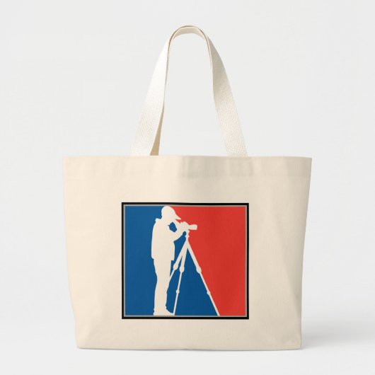Major League Birder Grote Tote Bag (Voorkant)