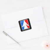 Major League Christelijk - MLC Vierkante Sticker (Envelop)