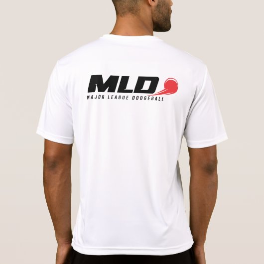 Major League Dodgeball (MLD) Praktijk Shirt (Achterkant)