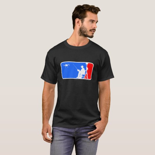 Major League Drone Pilot T-shirt (Voorkant volledig)