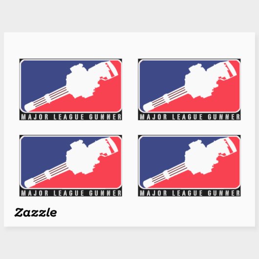 MAJOR LEAGUE GUNNER | MINIGUN STICKER (Vel)