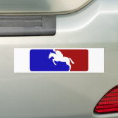 Major League Horse Racing Bumpersticker (Op auto)