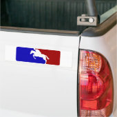Major League Horse Racing Bumpersticker (Op Truck)