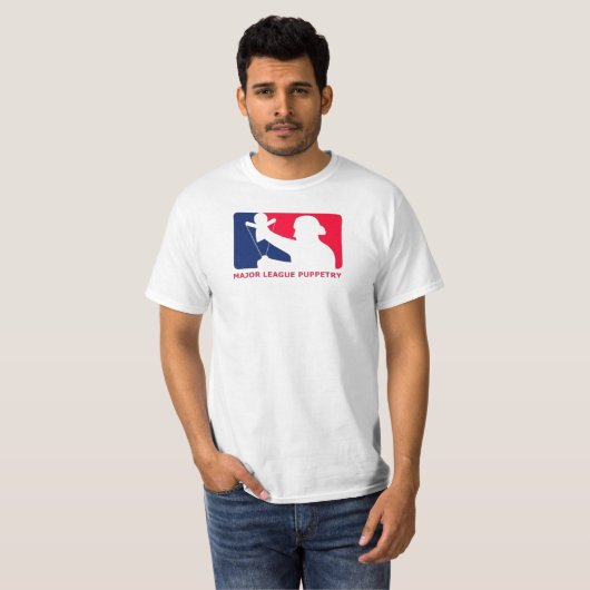 Major League Puppetry T-shirt (Voorkant volledig)