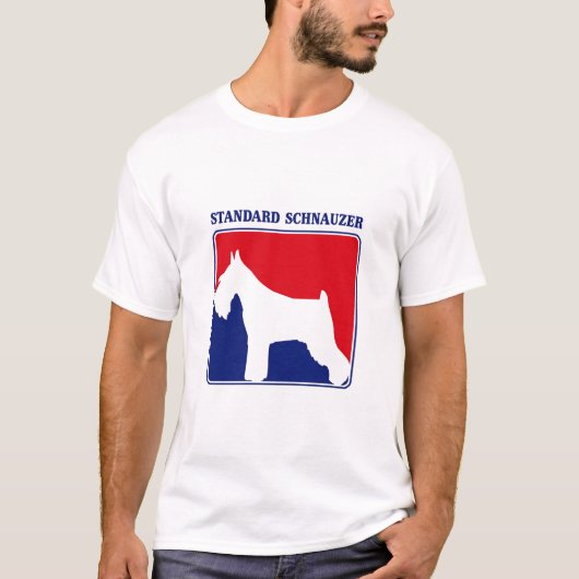 Major League Standard Schnauzer t-shirt (Voorkant)