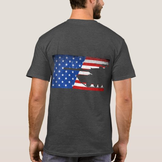 "MAJOR LEAGUE TANKER" T-SHIRT (Achterkant)