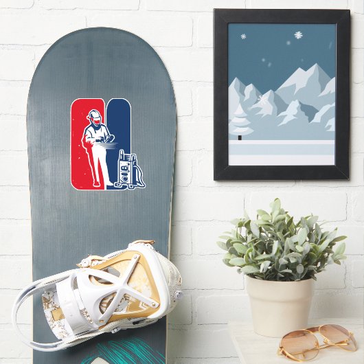 Major League Welder Sticker – Iconische lastribu (Snowboard)