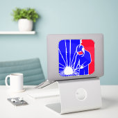 Major League Welder Sticker – Ideaal lascadeau (Laptop op bureau)
