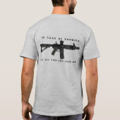 Major League Zombie Killer Shorty AR T-shirt (Achterkant)