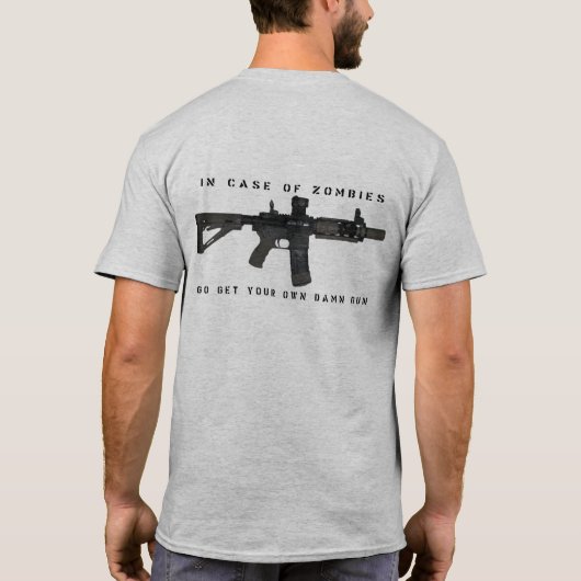 Major League Zombie Killer Shorty AR T-shirt (Achterkant)