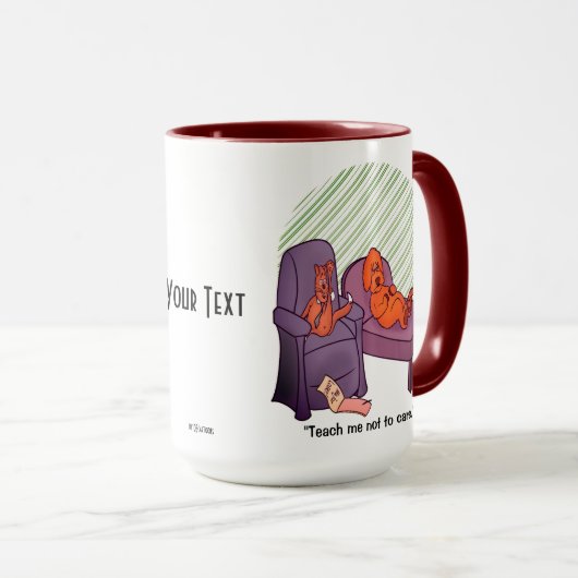 Major Loser Leer me niet om grote combo Mok te gev (Voorkant rechts)