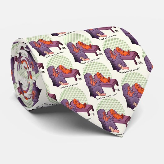 Major Loser Leer me om geen zorg Stropdas (Opgerold)