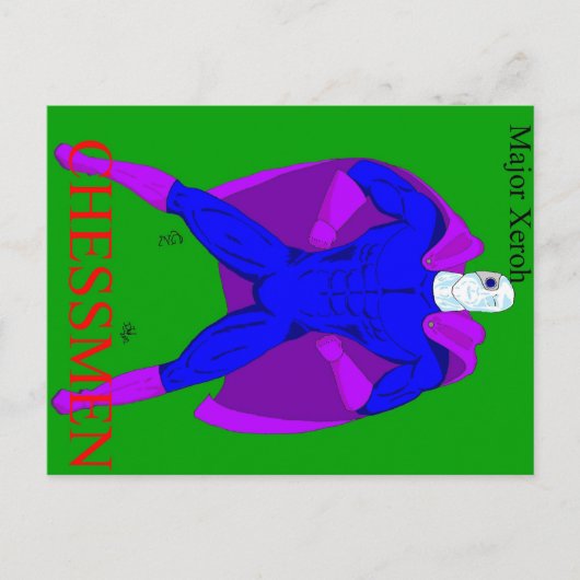 Major Xeroh postcard Briefkaart (Voorkant)