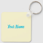 Majorca Balearic Island Retro Parrot Vintage Sleutelhanger (Achterkant)