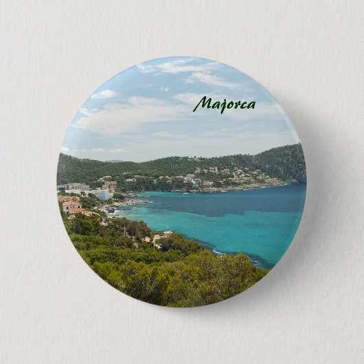 Majorca knoop ronde button 5,7 cm (Voorkant)
