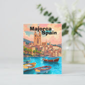 Majorca Spanje Reis Postkaart Kunst, Spanje Reis P (Staand voorkant)