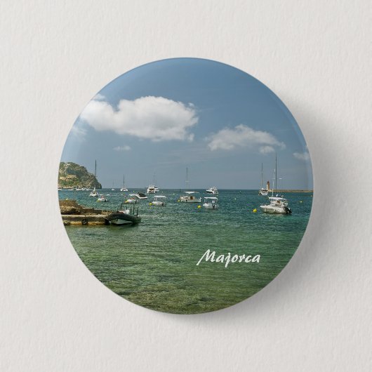 Majorca-speldje Ronde Button 5,7 Cm (Voorkant)