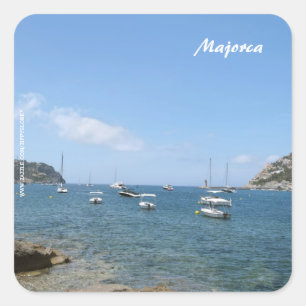 Majorca Vierkante Sticker