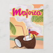 majorca vintage poster . briefkaart (Voorkant)