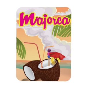 majorca vintage poster . magneet