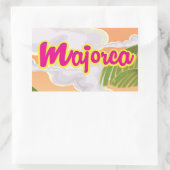 majorca vintage poster . rechthoekige sticker (Tas)