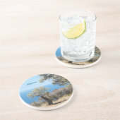 Majorca Zandsteen Onderzetter (Zijkant)