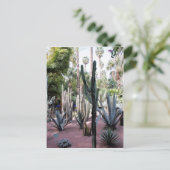 majorelle exotische planten briefkaart (Staand voorkant)