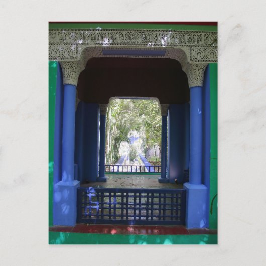 Majorelle Marrakesh Briefkaart (Voorkant)