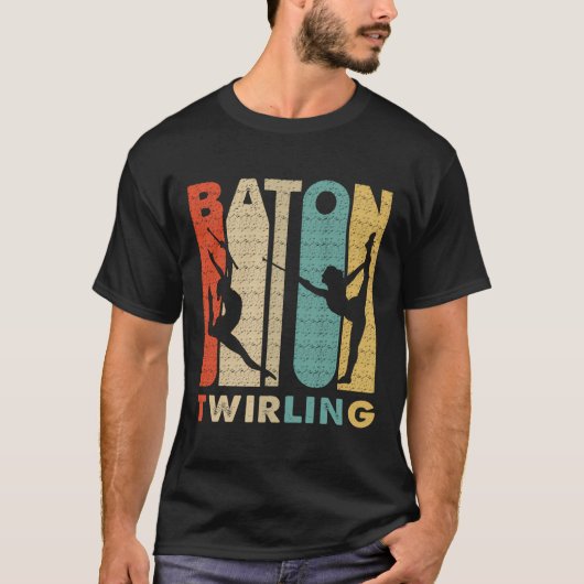 Majorette Baton Twirling Gift T-shirt (Voorkant)