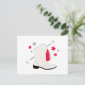 Majorette Boot Briefkaart (Staand voorkant)