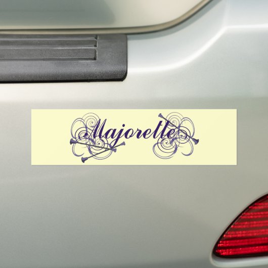 Majorette Bumpersticker (Op auto)