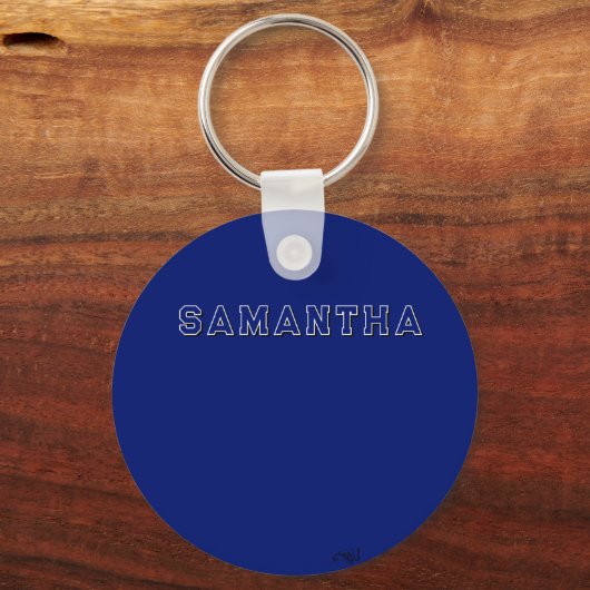 Majorette/ Dancer Blue Tiger #2 Sleutelhanger (Achterkant)