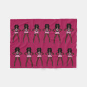 Majorette/Dancer Fleece Blanket Cotton Snoep (Voorkant (Horizontaal))