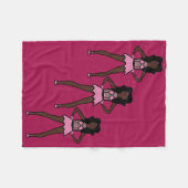 Majorette/Dancer Fleece Blanket Cotton Snoep 2 (Voorkant (Horizontaal))