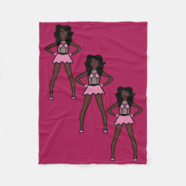 Majorette/Dancer Fleece Blanket Cotton Snoep 2 Deken