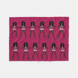 Majorette/Dancer Fleece Blanket Cotton Snoep Deken