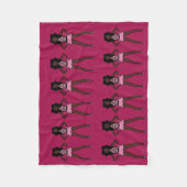 Majorette/Dancer Fleece Blanket Cotton Snoep Deken (Voorkant)