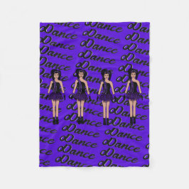Majorette/ Dancer Fleece Deken Violet