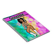 Majorette Dancer Pastel Kant #2 Notitieboek (Rechterzijde)