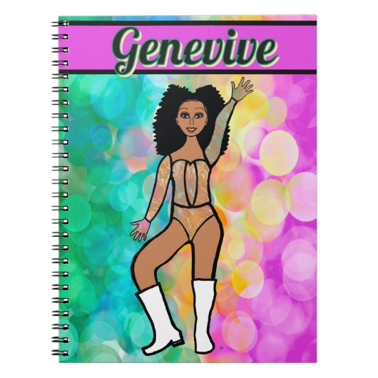 Majorette Dancer Pastel Kant #2 Notitieboek (Voorkant)
