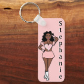 Majorette/Dancer Sleutelhanger Katoen Snoep (Voorkant)