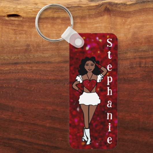 Majorette / Dancer Sleutelhanger Red Spark (Voorkant)