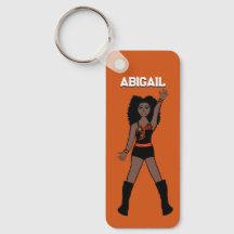 Majorette / Dancer Sleutelhanger Sinaasappel Horne