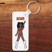 Majorette / Dancer Sleutelhanger Sinaasappel Horne (Achterkant)