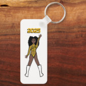 Majorette/ Dancer Sleutelhanger Yellow Hornet A (Achterkant)