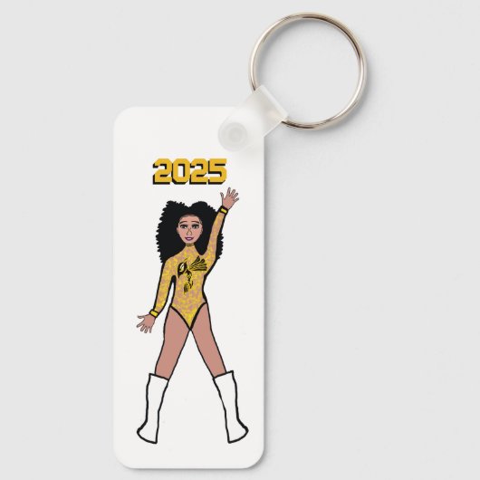 Majorette/ Dancer Sleutelhanger Yellow Hornet B (Achterkant)