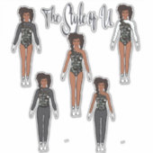 Majorette/Dancer Snelle Verandering Stickers (Staa (Voorkant)